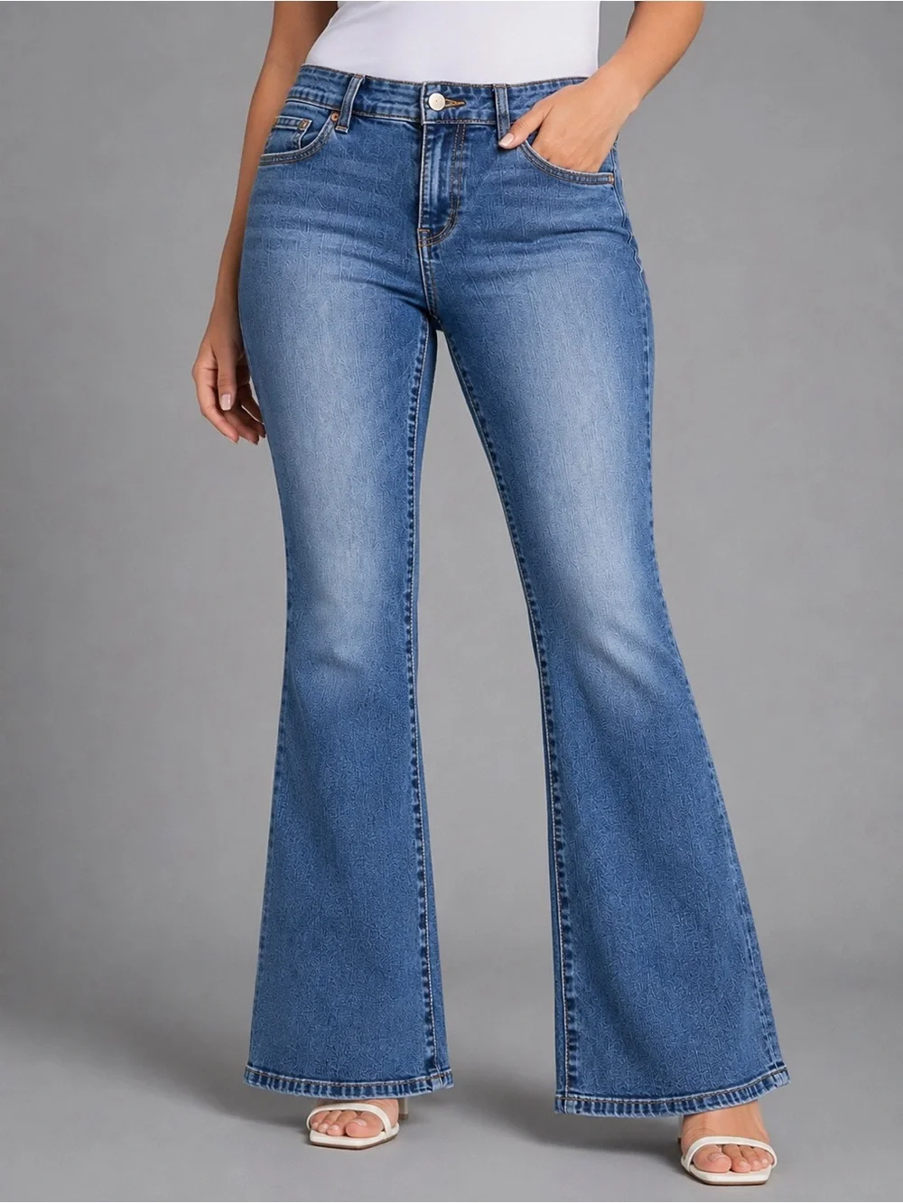 Aéropostale Low Rise Flare Jeans Women’s 14 Reg Blue Y2K Bootcut Denim